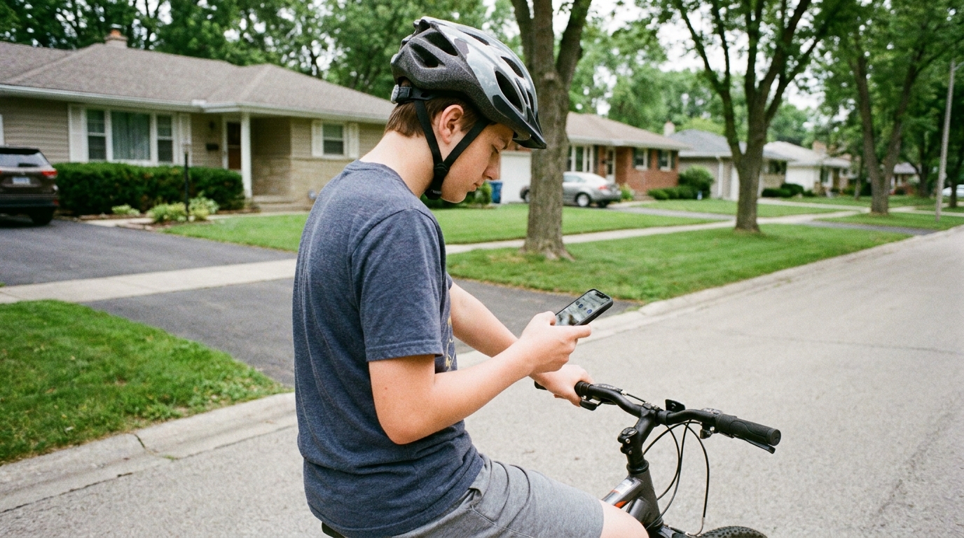 A rider with several browser tabs open comparing pages that say different things.