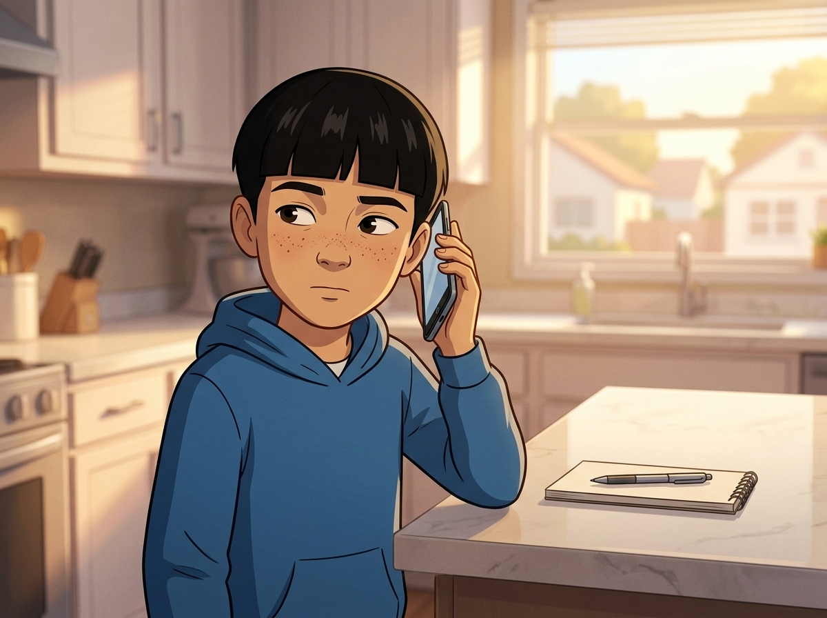 The kitchen phone